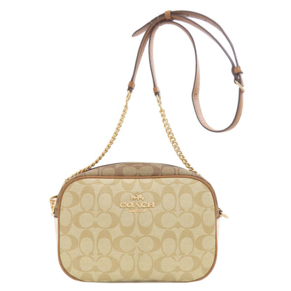 COACH Jamie Camera Bag Blocked Signature Shoulder Bag PVC Ladies [Used]