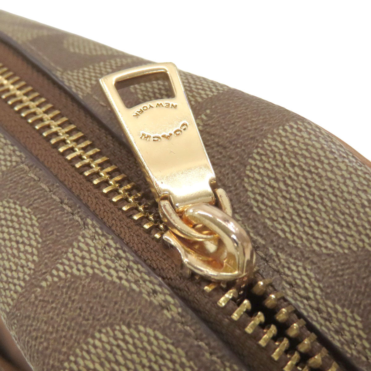 COACH Jamie Camera Bag Blocked Signature Shoulder Bag PVC Ladies [Used]