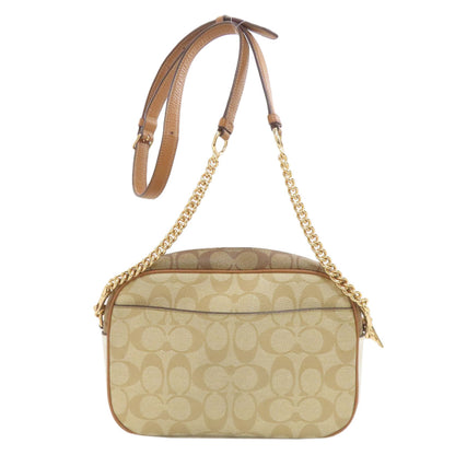 COACH Jamie Camera Bag Blocked Signature Shoulder Bag PVC Ladies [Used]