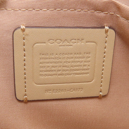 COACH Jamie Camera Bag Blocked Signature Shoulder Bag PVC Ladies [Used]