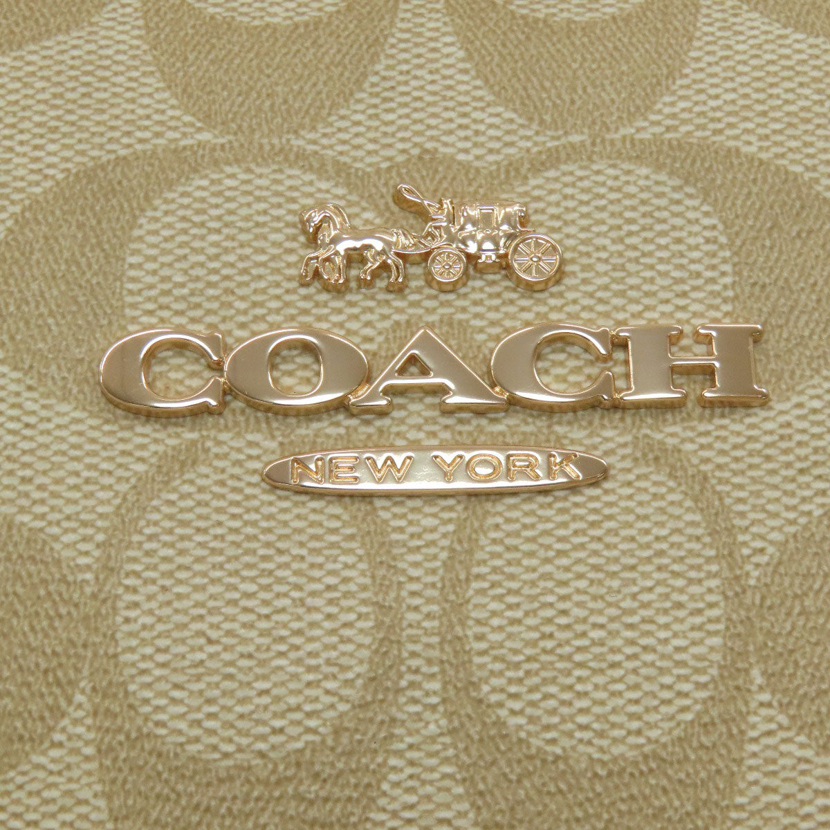 COACH Jamie Camera Bag Blocked Signature Shoulder Bag PVC Ladies [Used]