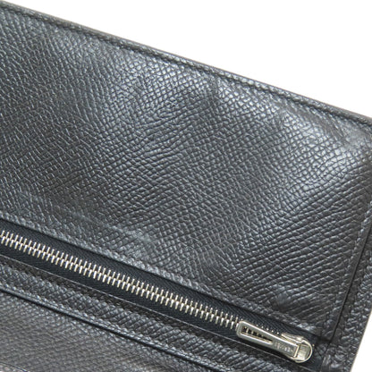HERMES Bareness Free SilverHardware Long wallet (with coin pocket) Epsom Ladies [Used]