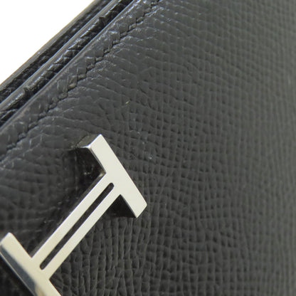 HERMES Bareness Free SilverHardware Long wallet (with coin pocket) Epsom Ladies [Used]