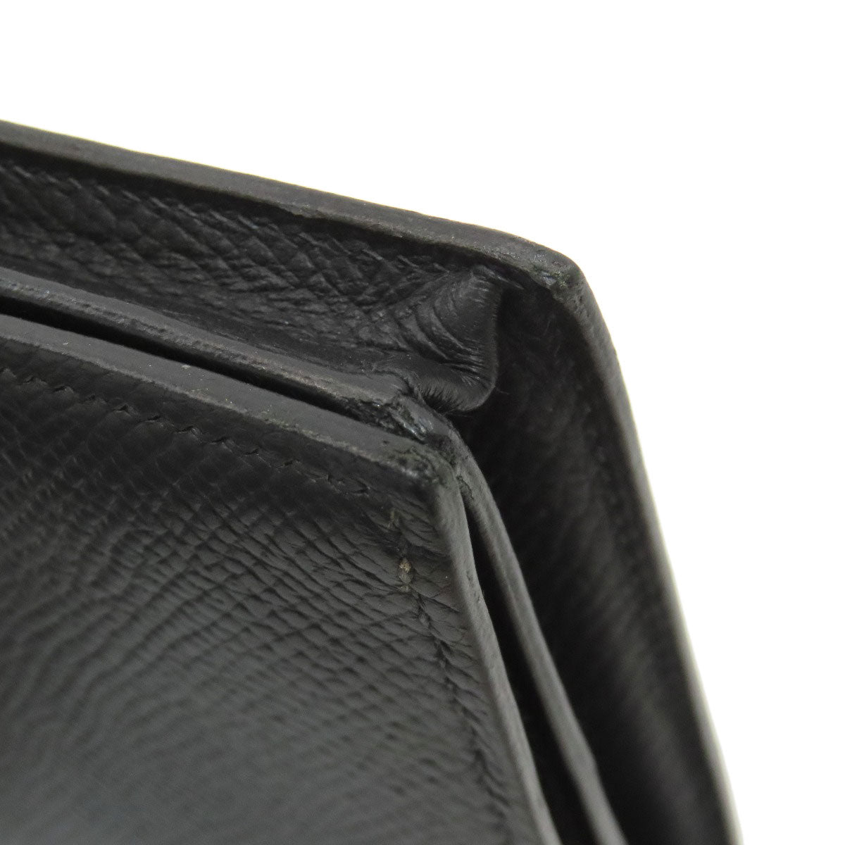 HERMES Bareness Free SilverHardware Long wallet (with coin pocket) Epsom Ladies [Used]