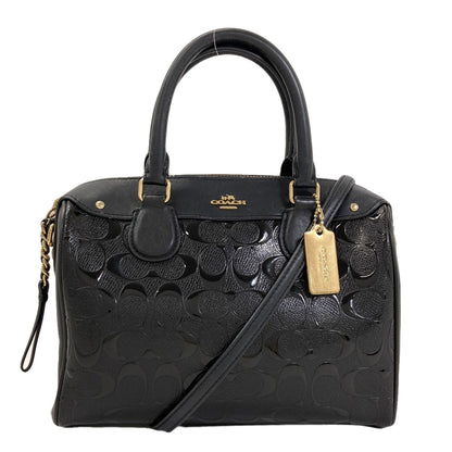 COACH F11920 Signature 2WAY Handbag Leather Ladies [Used]