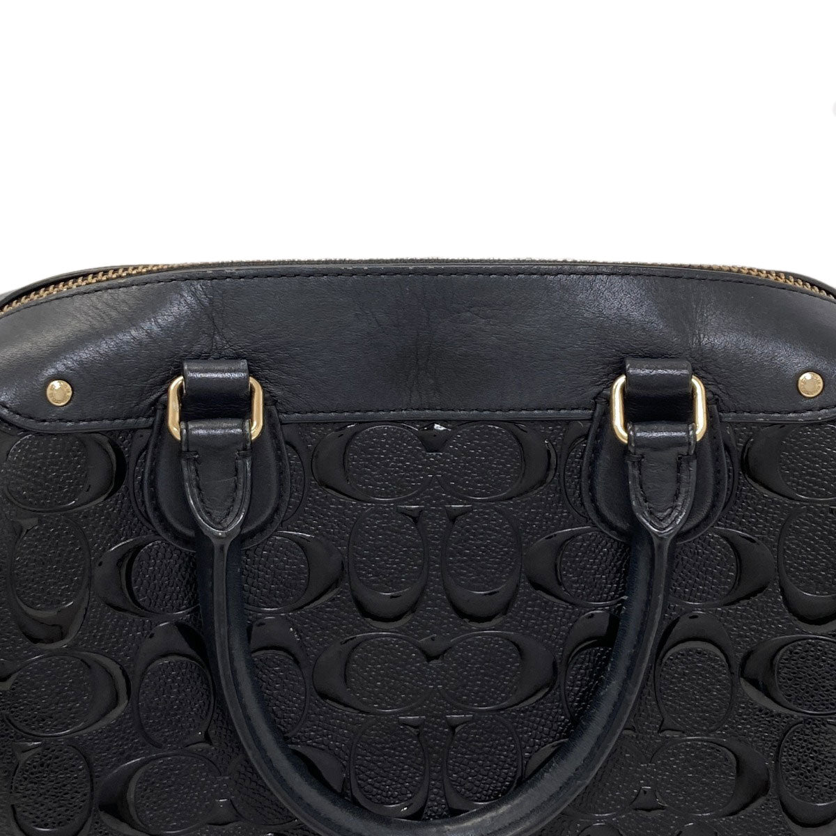 COACH F11920 Signature 2WAY Handbag Leather Ladies [Used]