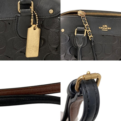 COACH F11920 Signature 2WAY Handbag Leather Ladies [Used]