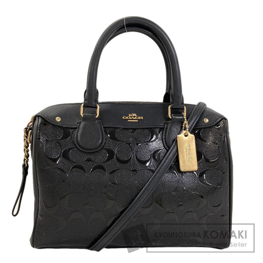 COACH F11920 Signature 2WAY Handbag Leather Ladies [Used]