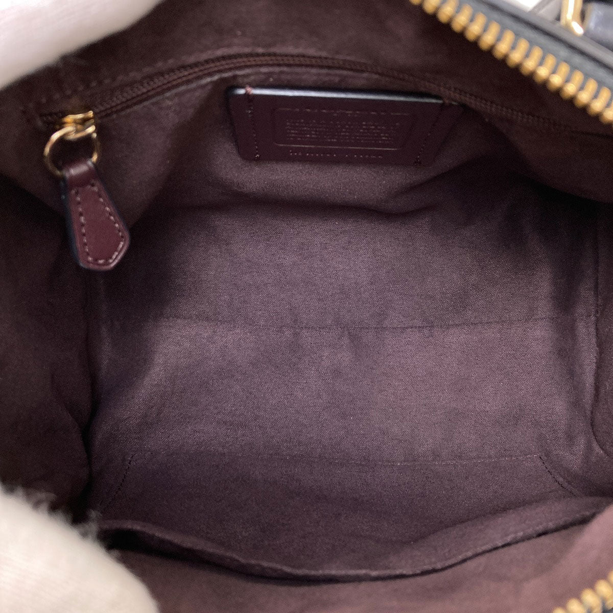 COACH F11920 Signature 2WAY Handbag Leather Ladies [Used]