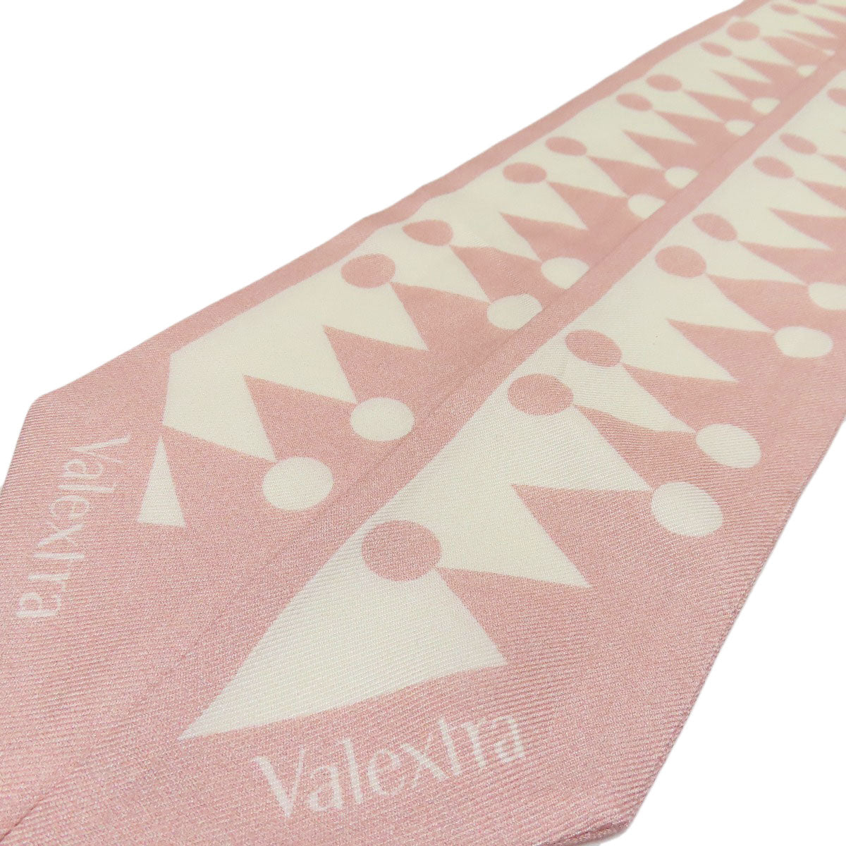 Valextra Geometric Scarf Silk Ladies [Used]