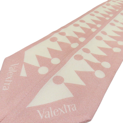 Valextra Geometric Scarf Silk Ladies [Used]