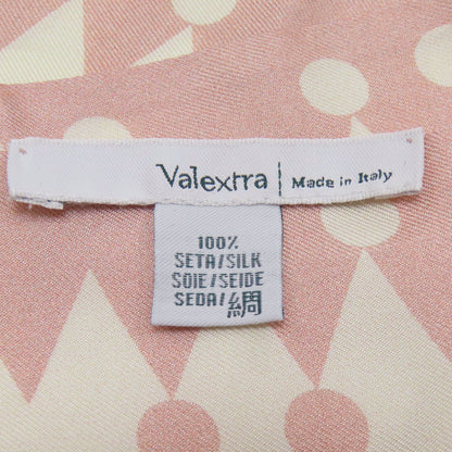 Valextra Geometric Scarf Silk Ladies [Used]