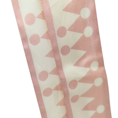 Valextra Geometric Scarf Silk Ladies [Used]