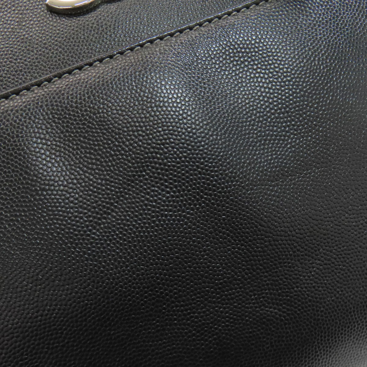 CHANEL Executive Tote SilverHardware 2WAY Tote Bag Grained Calfskin Skin Ladies [Used]