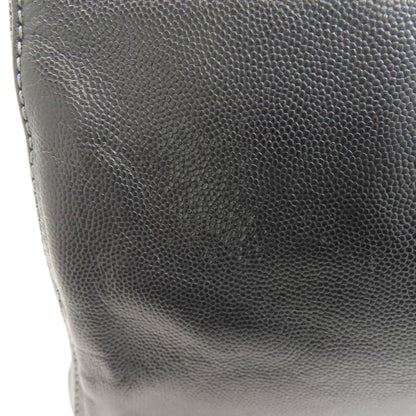 CHANEL Executive Tote SilverHardware 2WAY Tote Bag Grained Calfskin Skin Ladies [Used]