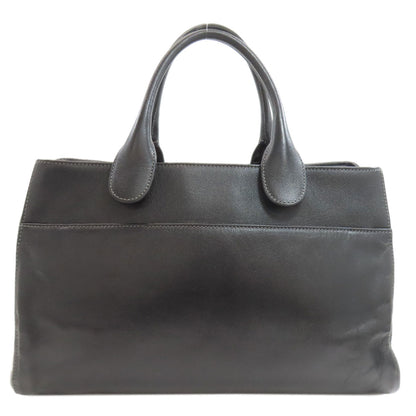 CHANEL Executive Tote SilverHardware 2WAY Tote Bag Grained Calfskin Skin Ladies [Used]