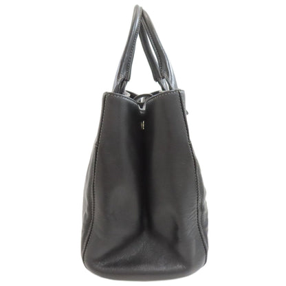 CHANEL Executive Tote SilverHardware 2WAY Tote Bag Grained Calfskin Skin Ladies [Used]