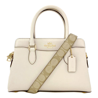 COACH CH502 Mini Darcy Carryall Signature 2-Way Handbag PVC Ladies [Used]
