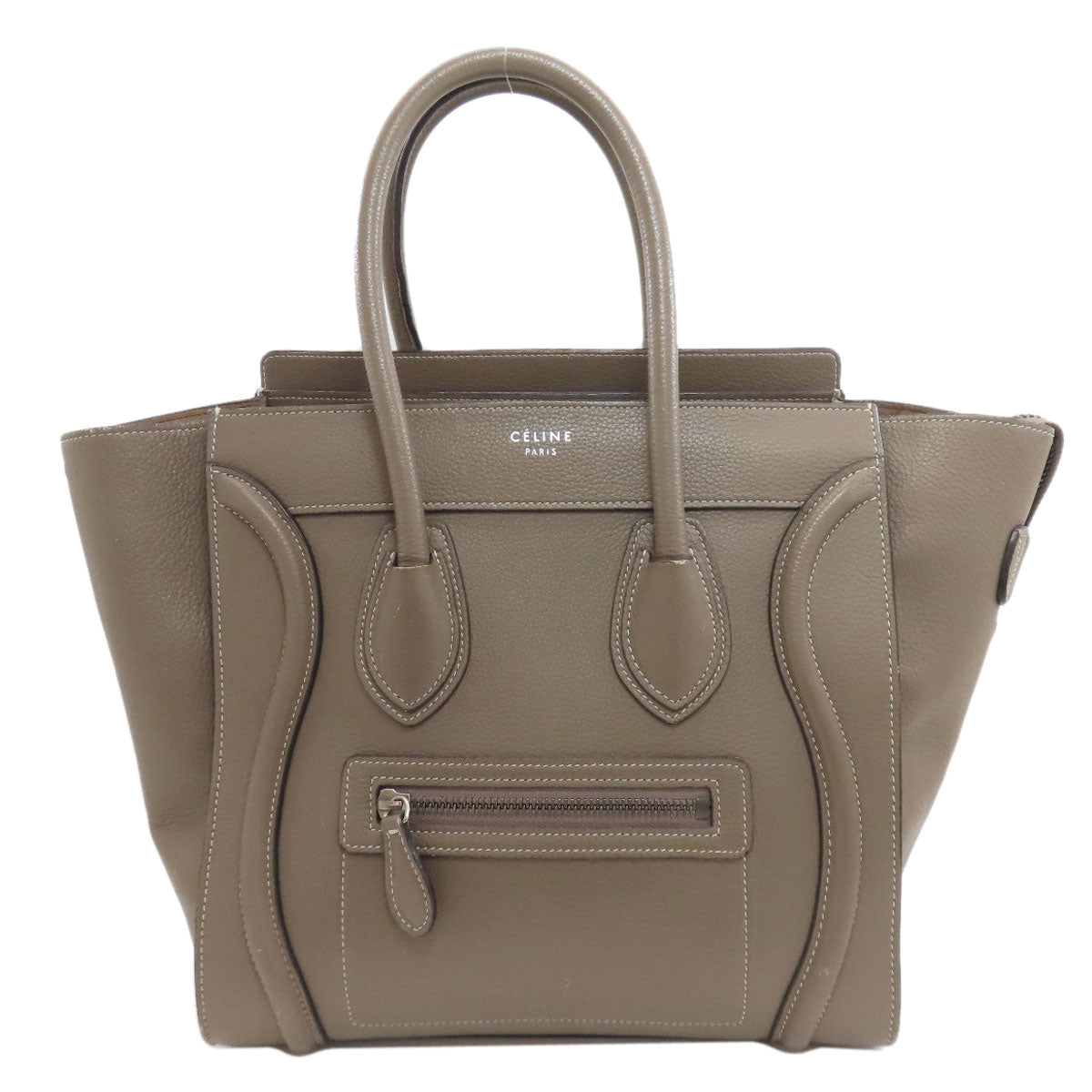 CELINE Luggage micro Handbag Calf Ladies [Used]