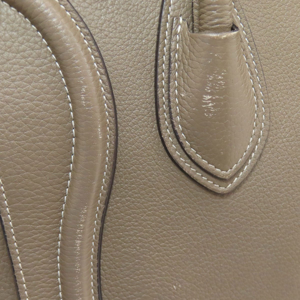 CELINE Luggage micro Handbag Calf Ladies [Used]