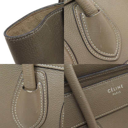 CELINE Luggage micro Handbag Calf Ladies [Used]