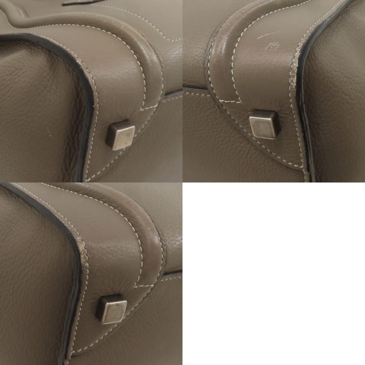 CELINE Luggage micro Handbag Calf Ladies [Used]
