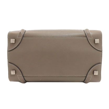 CELINE Luggage micro Handbag Calf Ladies [Used]