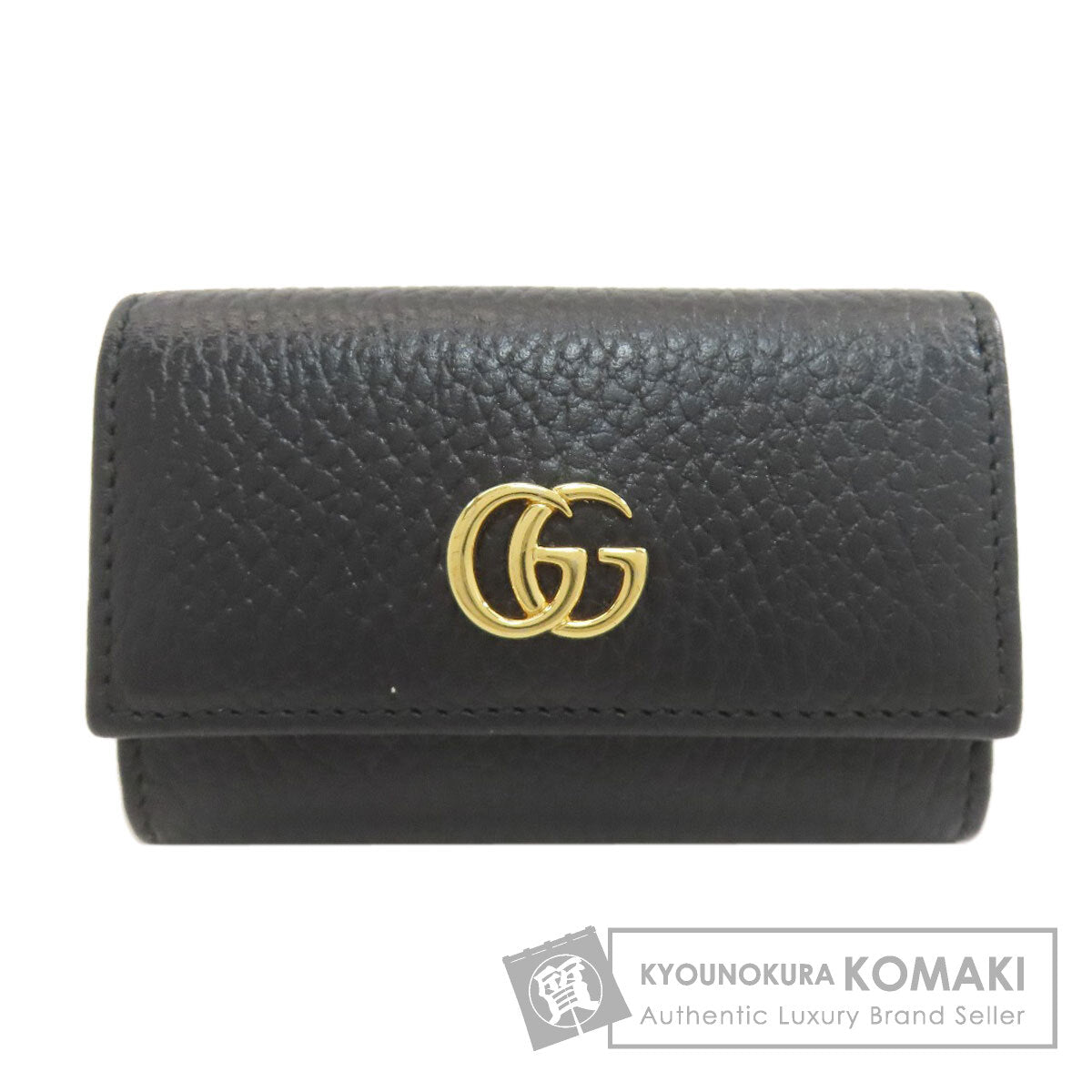 GUCCI 456118 GG Marmont key holder Leather Ladies [Used]