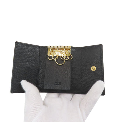 GUCCI 456118 GG Marmont key holder Leather Ladies [Used]