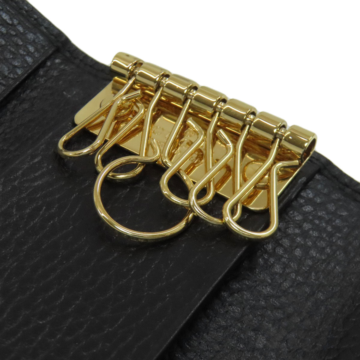 GUCCI 456118 GG Marmont key holder Leather Ladies [Used]