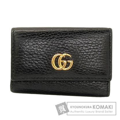 GUCCI 456118 GG Marmont key holder Leather Ladies [Used]