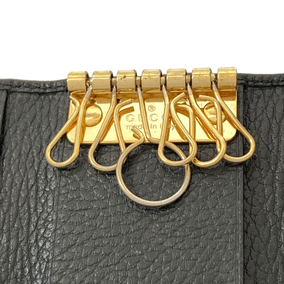 GUCCI 456118 GG Marmont key holder Leather Ladies [Used]