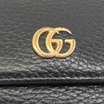 GUCCI 456118 GG Marmont key holder Leather Ladies [Used]