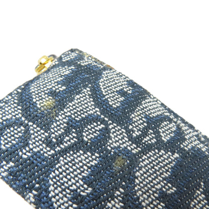 CHRISTIAN DIOR Saddle trotter pattern Cosmetics Pouch Canvas Ladies [Used]