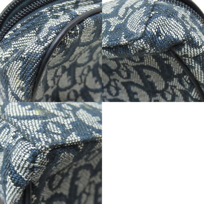 CHRISTIAN DIOR Saddle trotter pattern Cosmetics Pouch Canvas Ladies [Used]