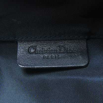CHRISTIAN DIOR Saddle trotter pattern Cosmetics Pouch Canvas Ladies [Used]
