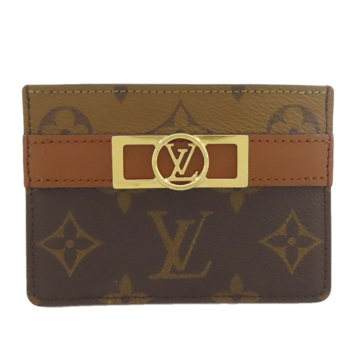 LOUIS VUITTON M80594 Porte Cartes Dauphine Card Case Monogram canvas Ladies [Used]