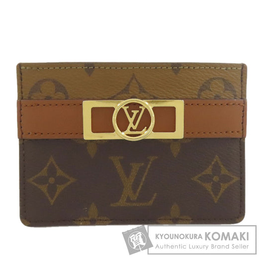 LOUIS VUITTON M80594 Porte Cartes Dauphine Card Case Monogram canvas Ladies [Used]