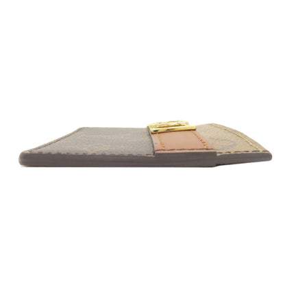 LOUIS VUITTON M80594 Porte Cartes Dauphine Card Case Monogram canvas Ladies [Used]