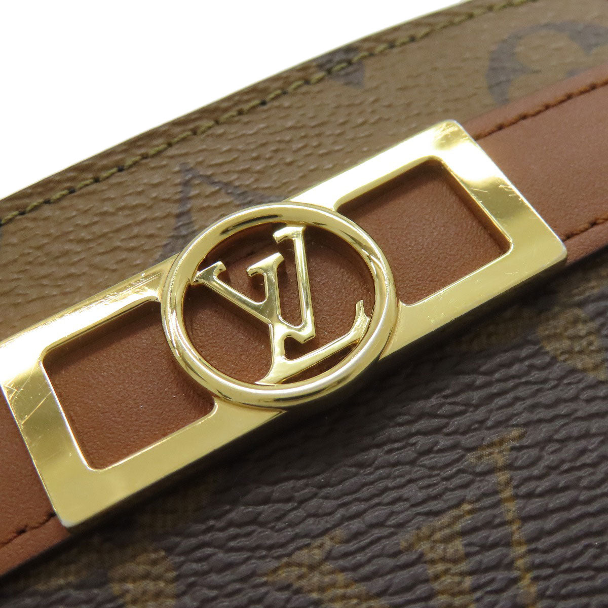 LOUIS VUITTON M80594 Porte Cartes Dauphine Card Case Monogram canvas Ladies [Used]