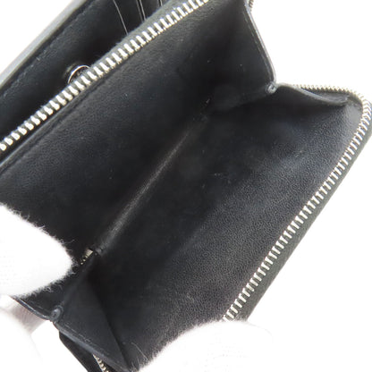SAINT LAURENT Star motif Bifold Wallet with Coin Pocket Leather Ladies [Used]