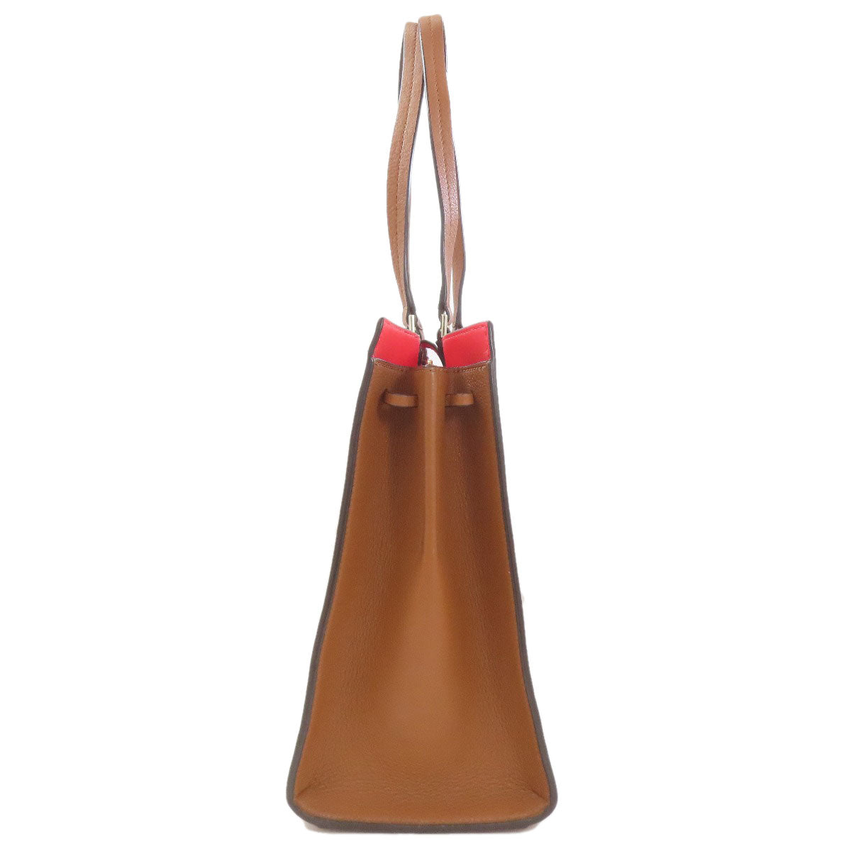 kate spade ribbon Tote Bag Leather Ladies [Used]