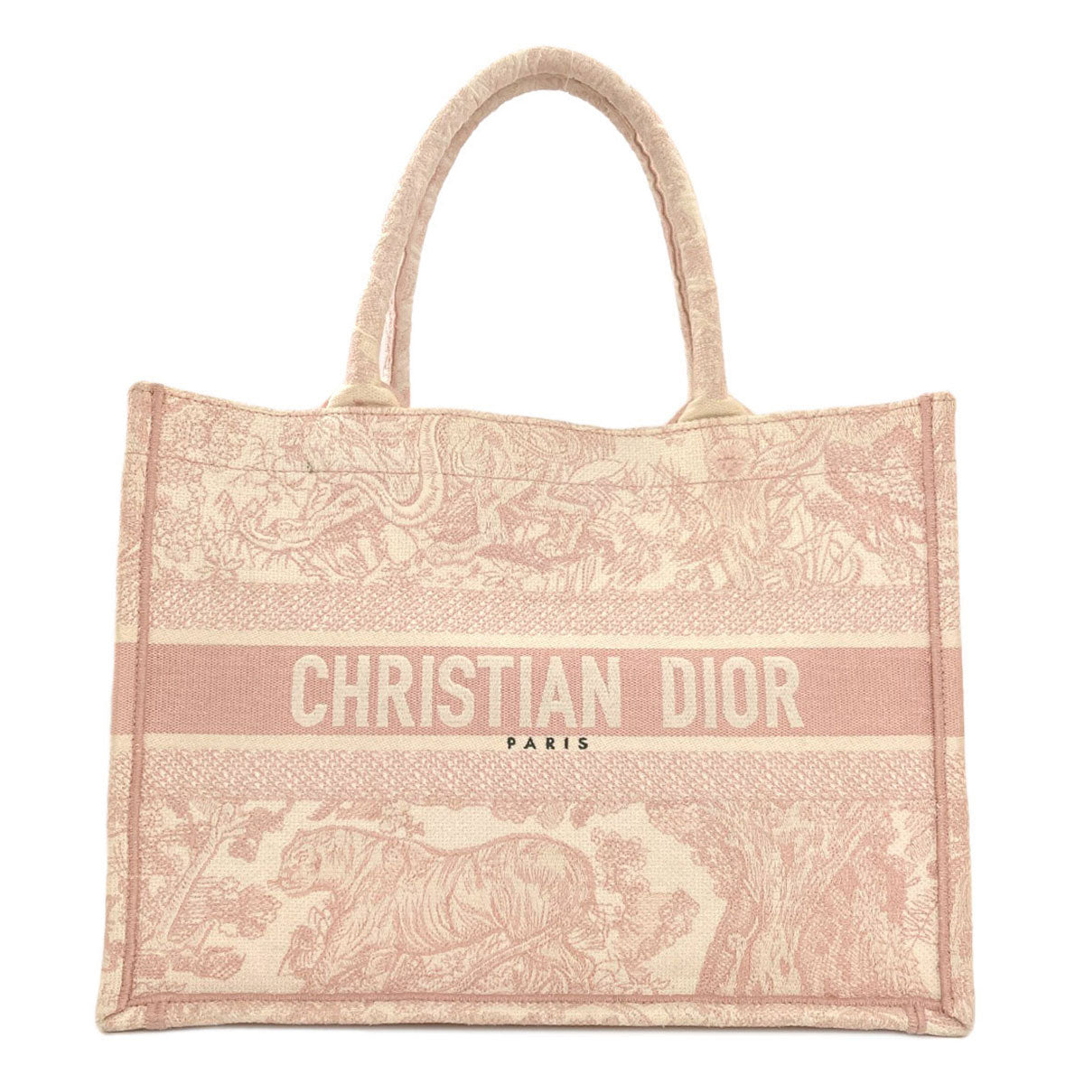 CHRISTIAN DIOR Book tote Tote Bag Canvas Ladies [Used]