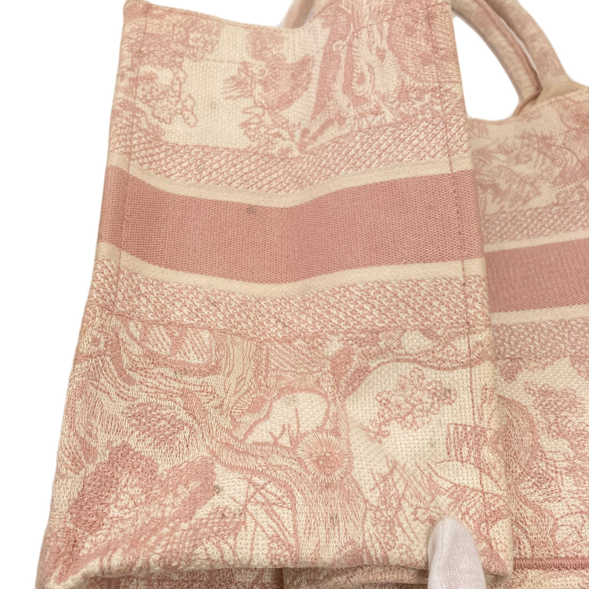 CHRISTIAN DIOR Book tote Tote Bag Canvas Ladies [Used]
