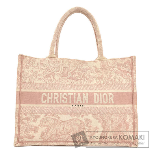 CHRISTIAN DIOR Book tote Tote Bag Canvas Ladies [Used]