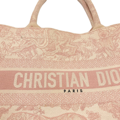CHRISTIAN DIOR Book tote Tote Bag Canvas Ladies [Used]