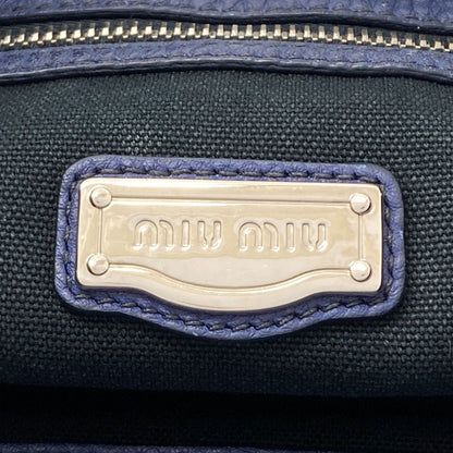 MIUMIU logo Tote Bag Calf Ladies [Used]