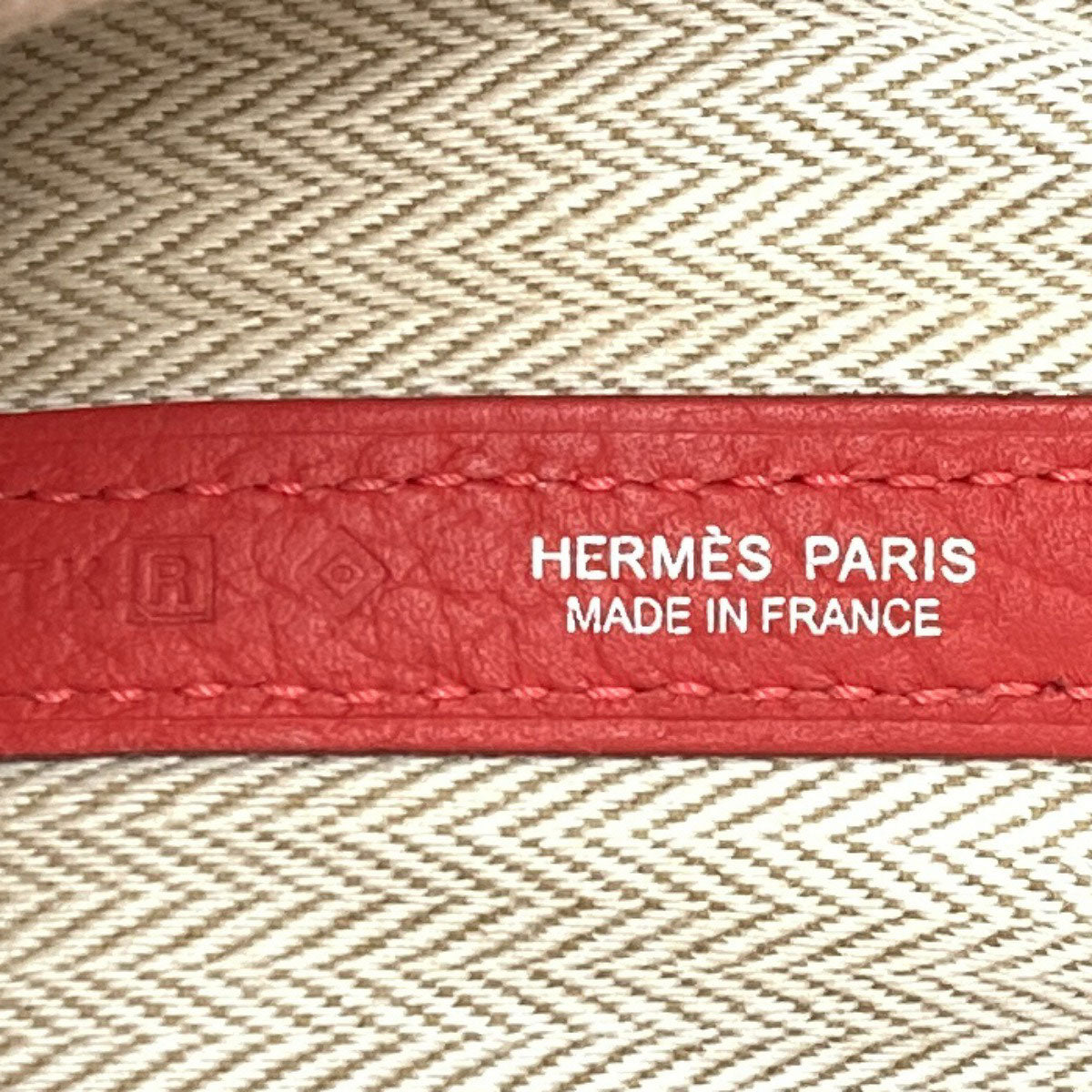 HERMES Garden Party TPM SilverHardware Handbag Negonda Ladies [Used]
