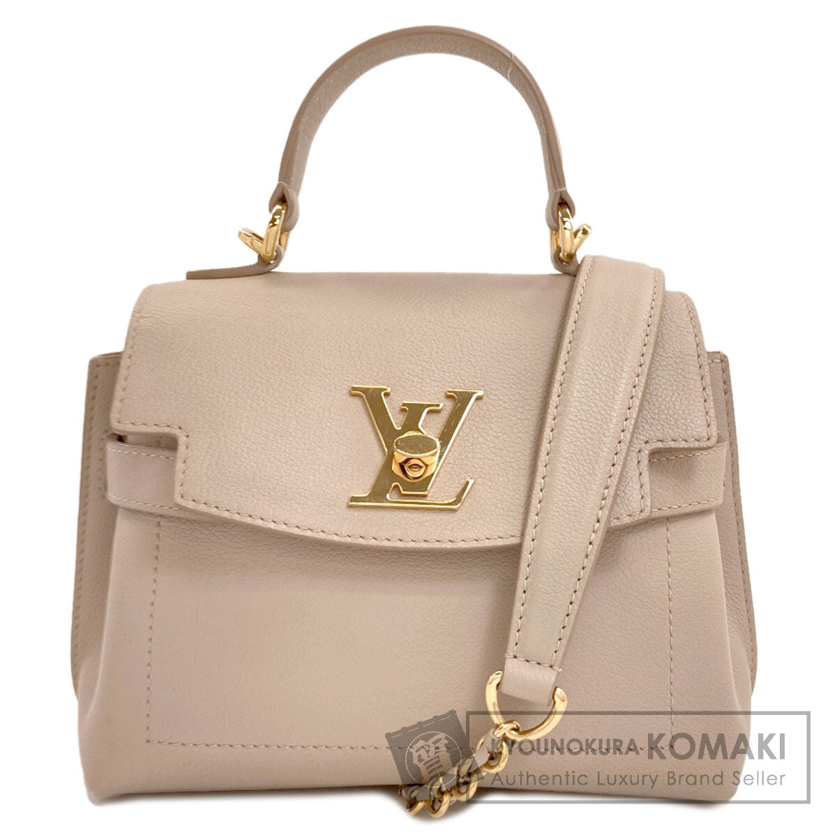 LOUIS VUITTON M21052 Lock Me Ever MINI Handbag Calf Ladies [Used]