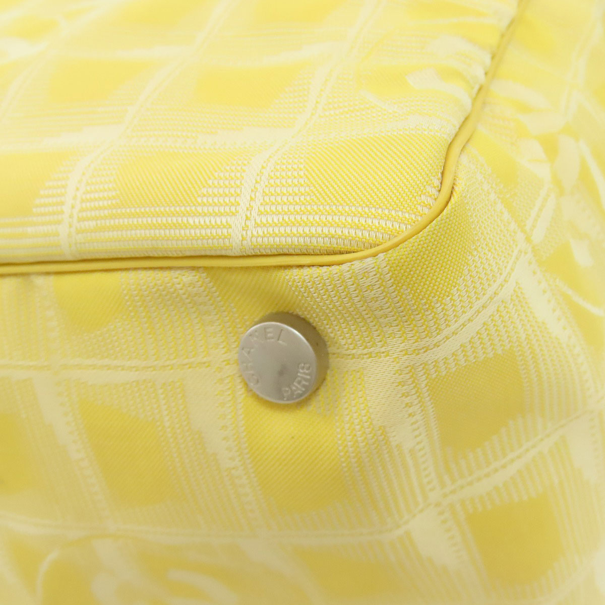 CHANEL New Travel Line MM SilverHardware Tote Bag Nylon Ladies [Used]